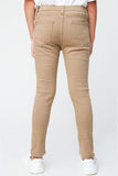 G3377 TAUPE High Waist Denim Back