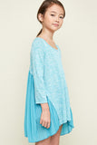 G3459 JADE Pleated Back Tunic Top Alternate Angle