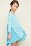 G3459 JADE Pleated Back Tunic Top Alternate Angle