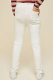 G3943 BLACK High-Rise Stretch Skinny Jeans Back