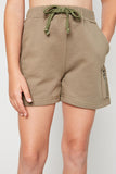 French Terry Side Pocket Shorts