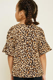 G4439-LEOPARD Leopard Dolman T-Shirt Back