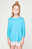 G5181 AQUA Cut Out Tee Front