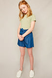 G5583 SWEET PEA Striped Crew Neck T-Shirt Full Body