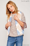 Cotton Candy Faux Fur Vest