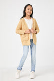 Textured Dolman Sleeve Cardigan