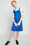 G6075 MID DENIM Denim Overall Dress Alternate Angle