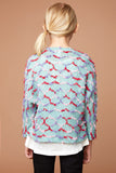 G6096 Mint Knit Cardigan Back