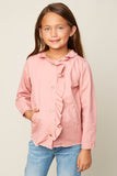 G6099 PINK Candy Poplin Jacket Pose