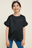 Pleated Tier Sleeve Top