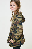 G8096-CAMO Ruffle Camo Hoodie Alternate Angle