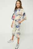 Tie Dye Ruffle Culottes