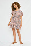 GY1041-Mauve Leopard Button-Down Swing Dress Detail