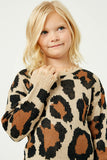 Knit Leopard Sweater