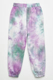 GY2072 Sage Girls Tie-Dye Knit Joggers Flat Back