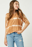 Tie Dye High Low Long Sleeve Dolman