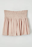 GY2477 Mauve Girls Smocked Waist Soft Skort Front Flat