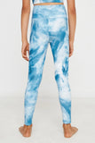 GY2913 Blue Girls Tie Dye Print Active Leggings Back