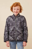 Bandana Printed Quilted Padded Jacket