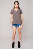 Womens Criss Cross T-Shirt