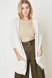 Women's Textured Dolman Sleeve Cardigan