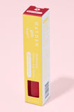 LPG001 Red Cranberry Hayden Girls Beauty Hydrating Glossy Lip Gloss Angled Shot