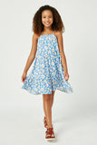 Daisy Print Tiered Dress