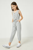 Textured Knit Jumpsuit